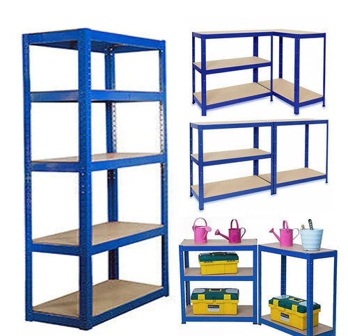 DayPlus Garagenregale Metall 5-stufig Tragkraft 875 kg 170x75x30 cm