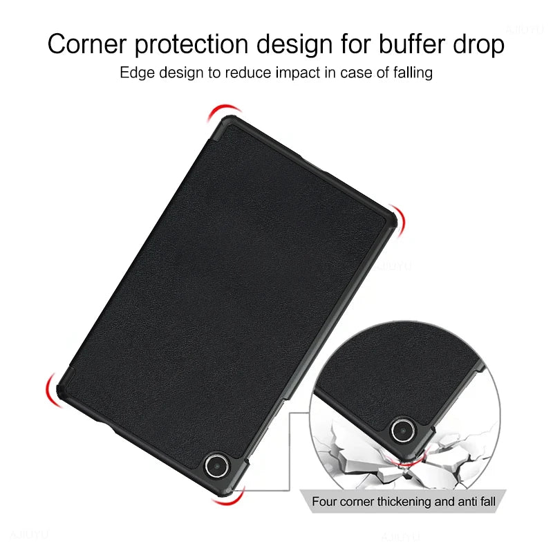 Ajiuyu Tab M8 Smart-Cover - 8" PU-Leder Tablet Stoßfest