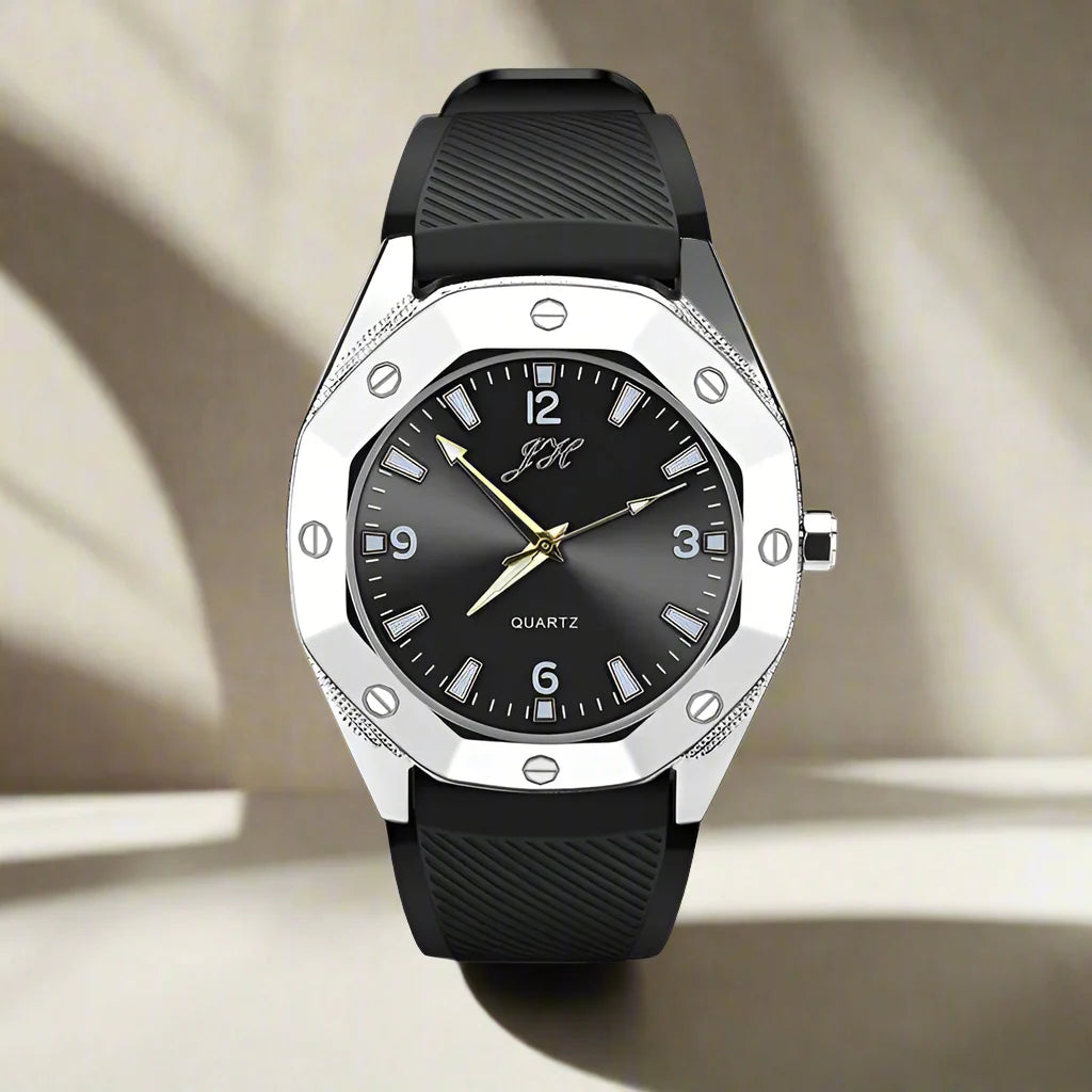 Luxury look with hidden USB Lighter watch,Stylish gift for smokers