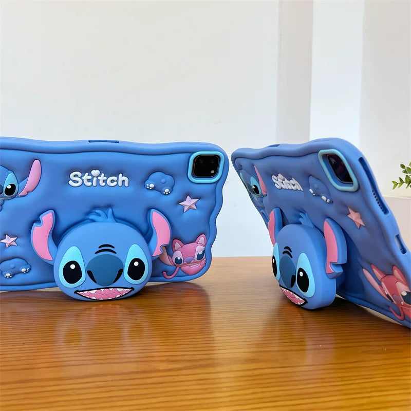 Stich 3D Cartoon Silikon - iPad 10,2/10,9 Zoll, stoßfest