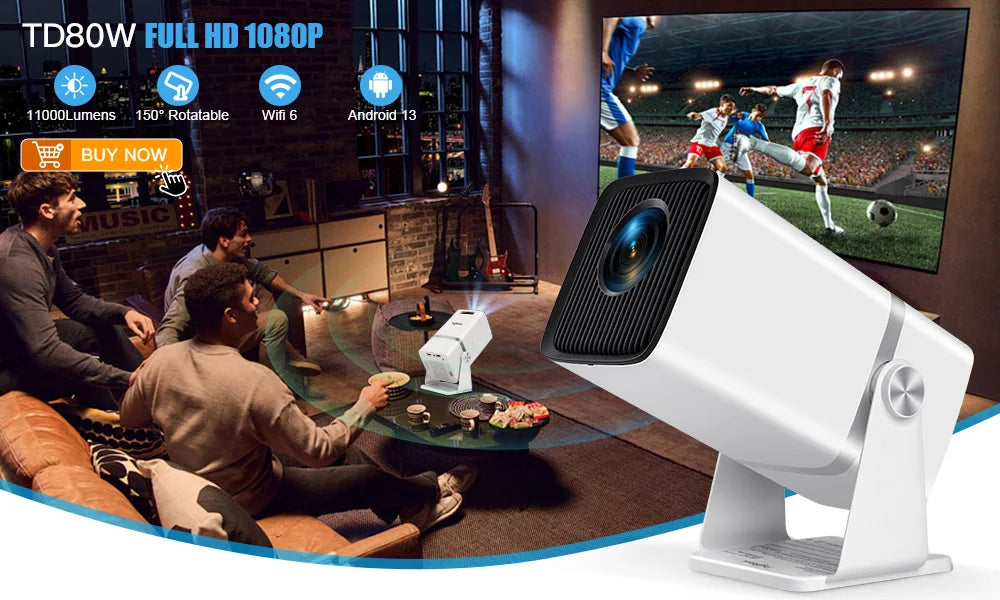 ThundeaL Faltbar Leinwand 100 Zoll 16:9 FullHD - Tragbar