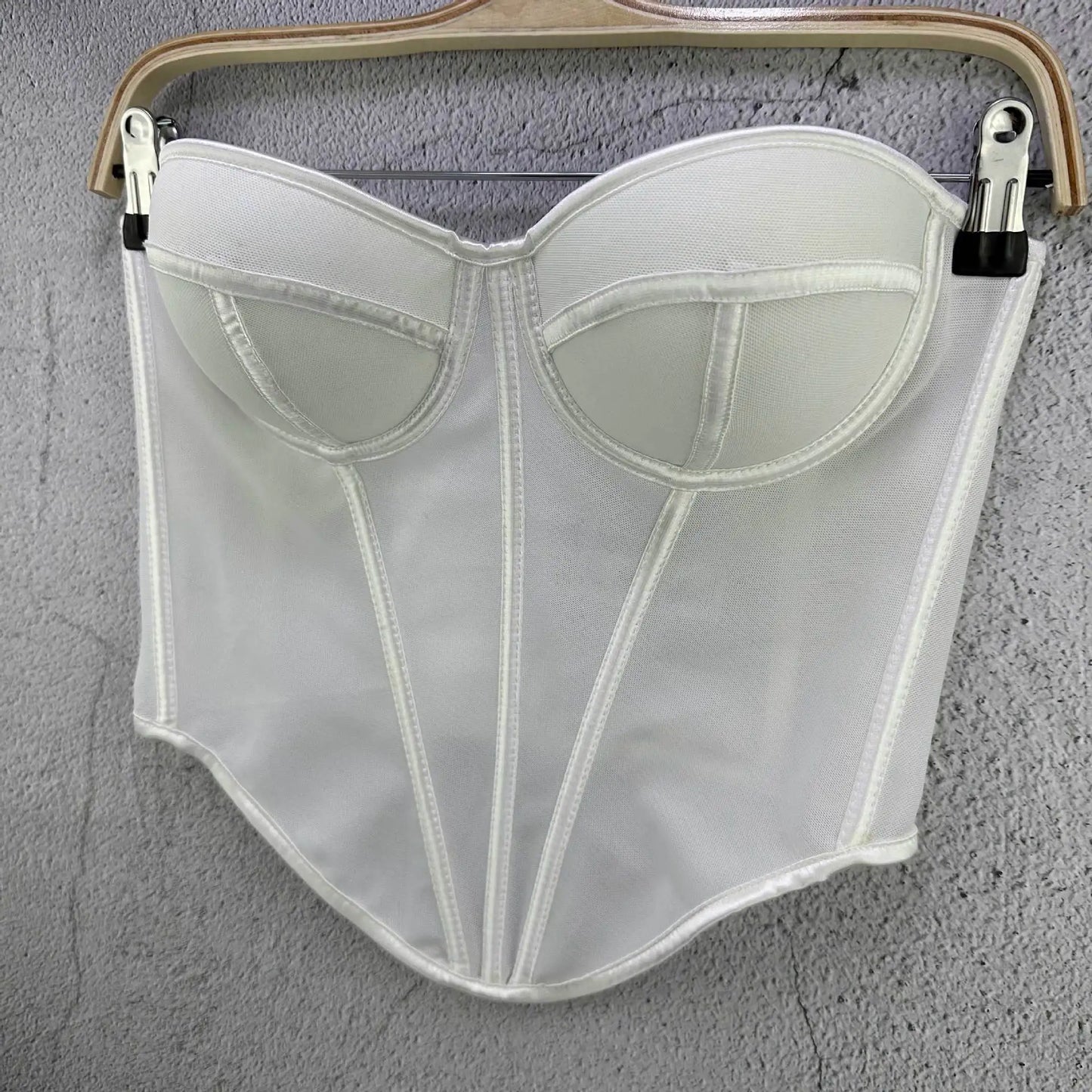 Swtao Lace Mesh Top Sexy - Polyester Nylon S M L Stretch