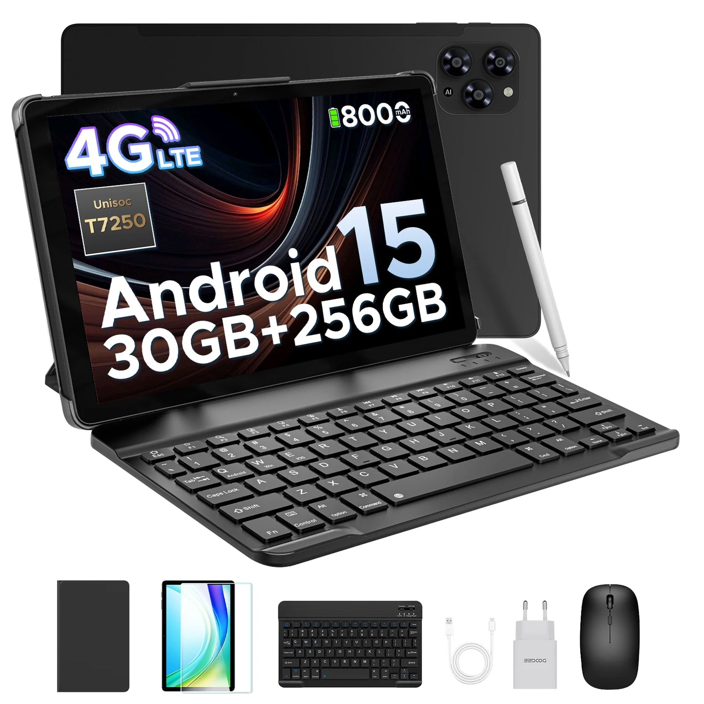 DOOGEE Tab G6 2-in-1 Tablet - 11 Zoll Display 8000mAh Akku 6GB RAM