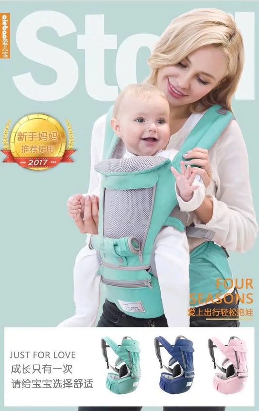 Babytrage 2025: Baby Hipseat Kangaroo Rucksack Mochila Breathable Ergonomic - Baby Carrier Hip Seat Baby Sling Wrap Collection