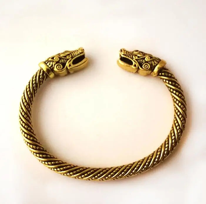 Viking bracelet wristband alloy metal bracelet