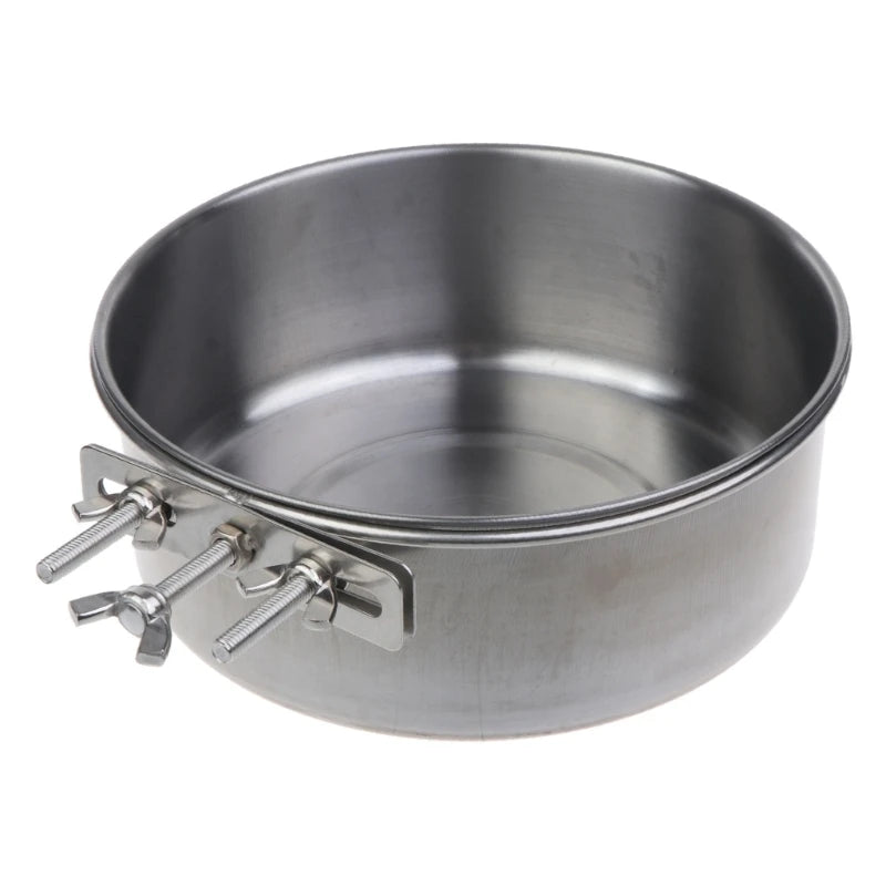 Pet Cage Feeder Water Bowl Food Dispenser for Small Medium Large Cats Dogs Pet Feeding Solution for Cats Dogs Drop Shipping