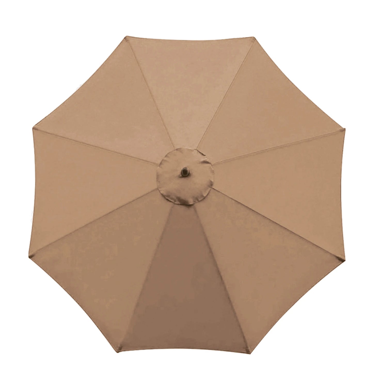 Waterproof Sun Shade Canopy Cover for 6 or 8 Bones Parasol Replacement Fabric Garden Shelter