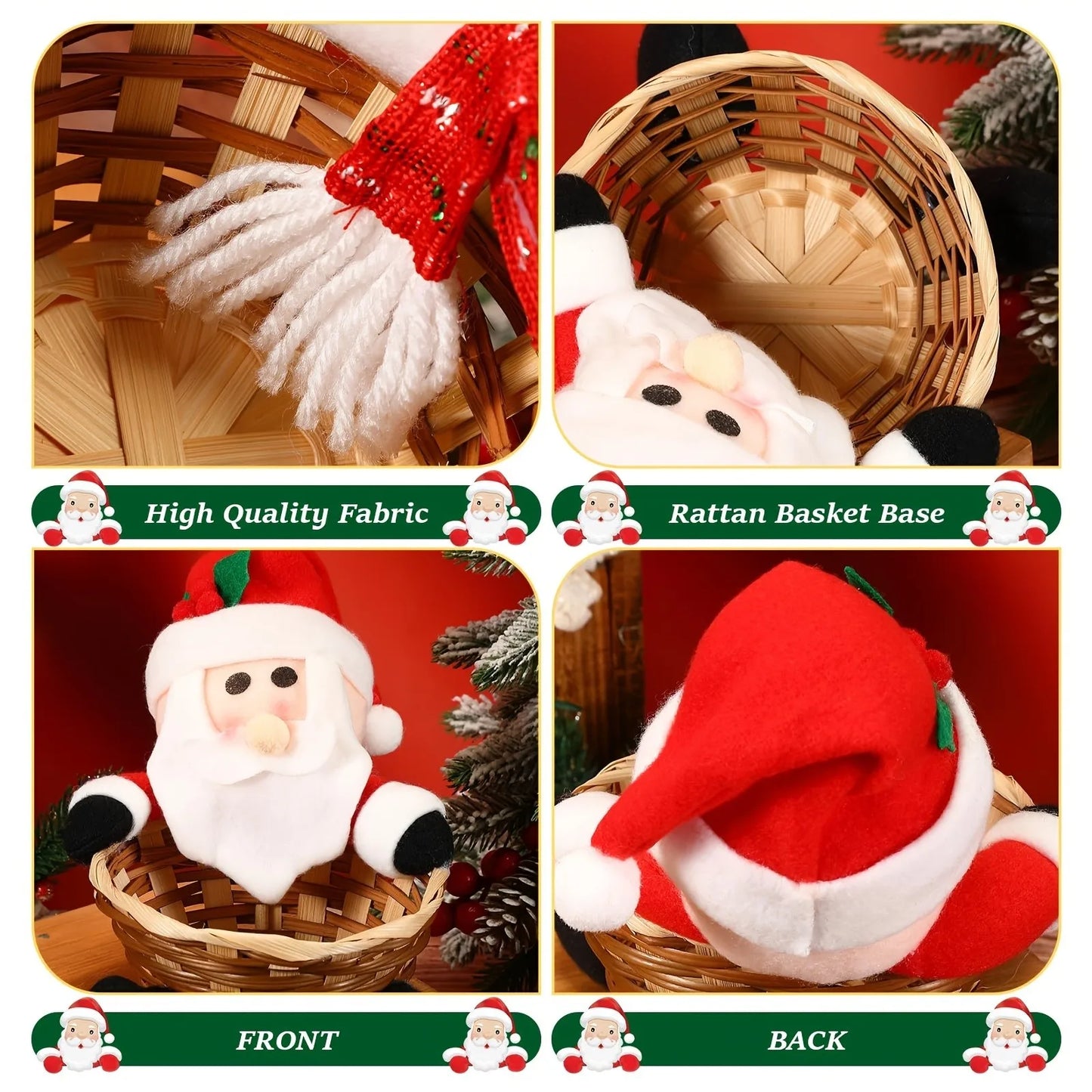 CN Guangdong Naschkörbchen Rattan - Kapazität Klein, Maße Kompakt