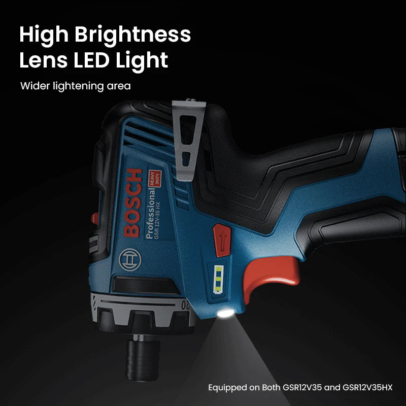 Bosch GSR 12V-35 HX Akku Schraubendreher Multi-Funktion Aufladbar Elektrobohrer Brushless Schraubendreher Heim Rotary Elektrowerkzeug