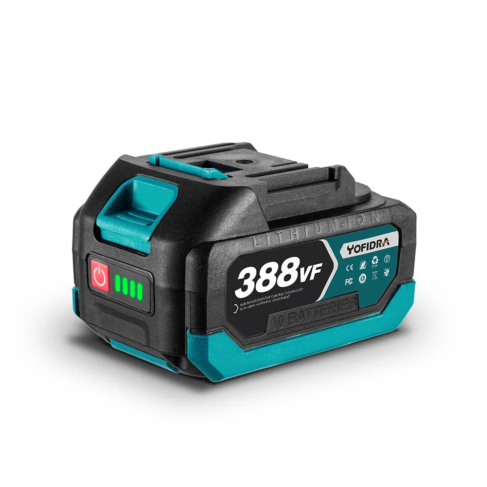 YOFIDRA 1500W Elektrischer Staubsauger - Kabellos Multifunktion Handheld Reinigung Schnee Staub für 21V 18V Akku