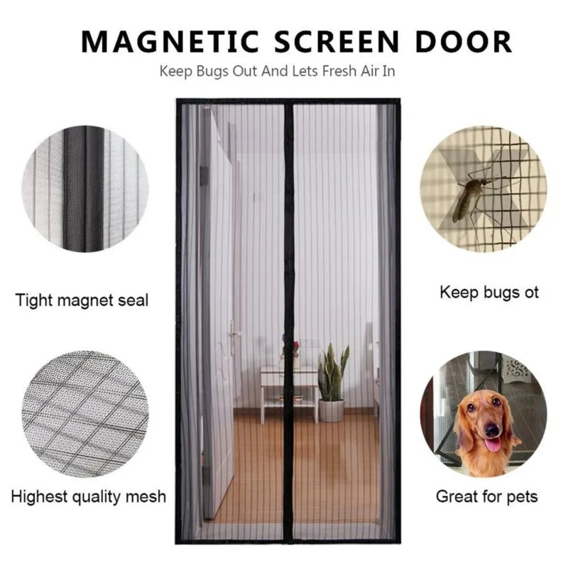 Choice Magnetischer Türvorhang - Mückenschutz 90x210 cm