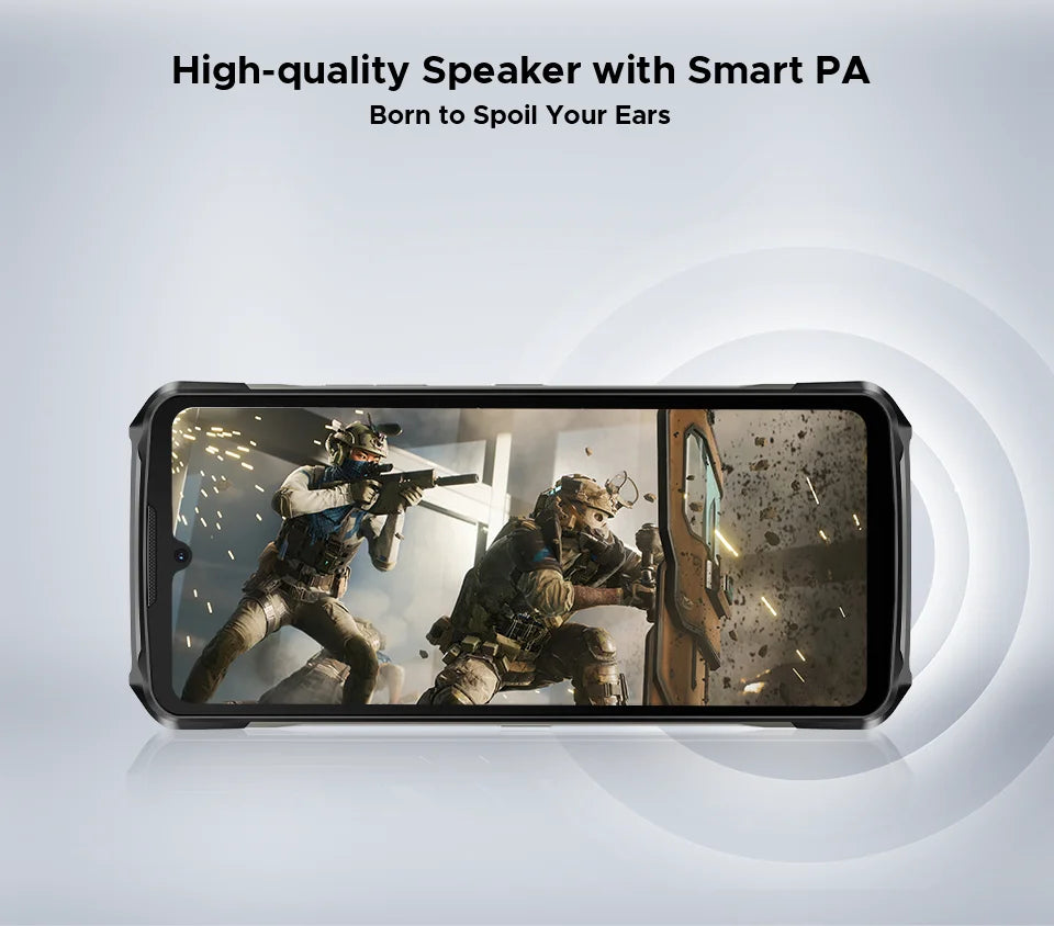 DOOGEE S119 Robustes Smartphone - 10200 mAh Akku, 33W, 6.72 Zoll