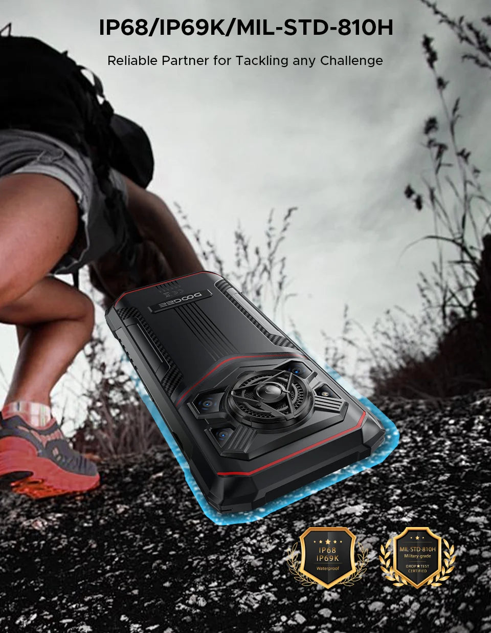 DOOGEE Blade20 Pro Robustes Smartphone - 11800mAh 18W 6,6 Zoll