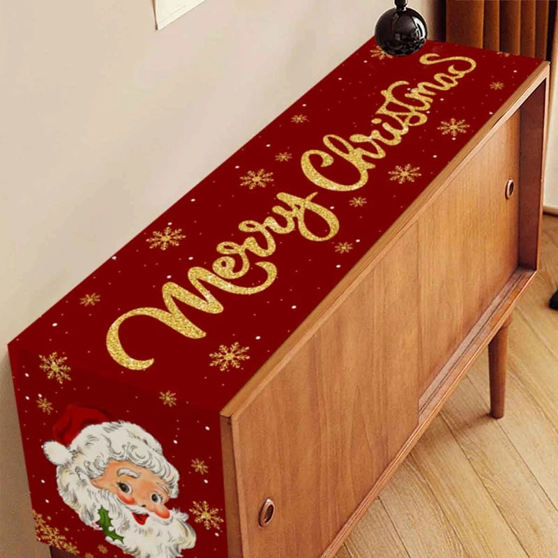 SantaHome Tischläufer Weihnachtszauber - Maße 30x180 cm, Baumwolle