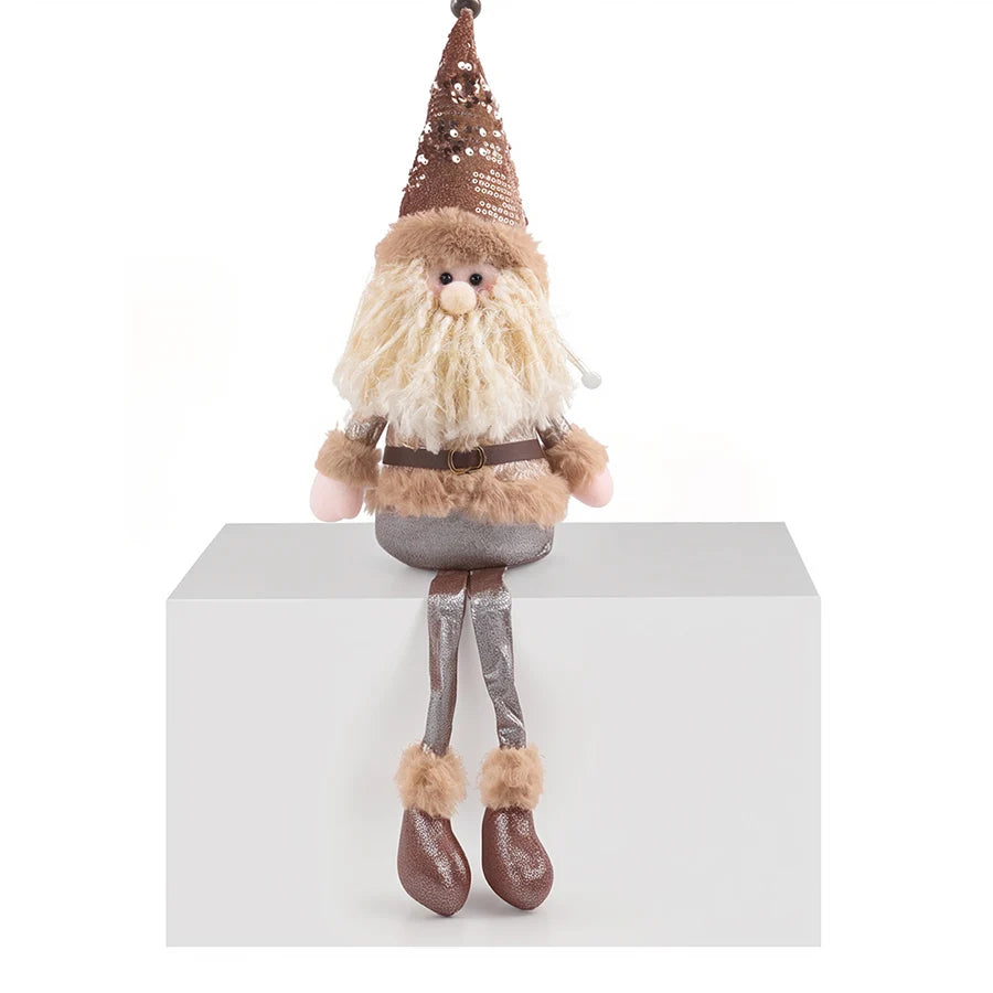 CN Santa Claus Puppe - Stoff-Weihnachtsdeko - Größe 25 cm, Handarbeit