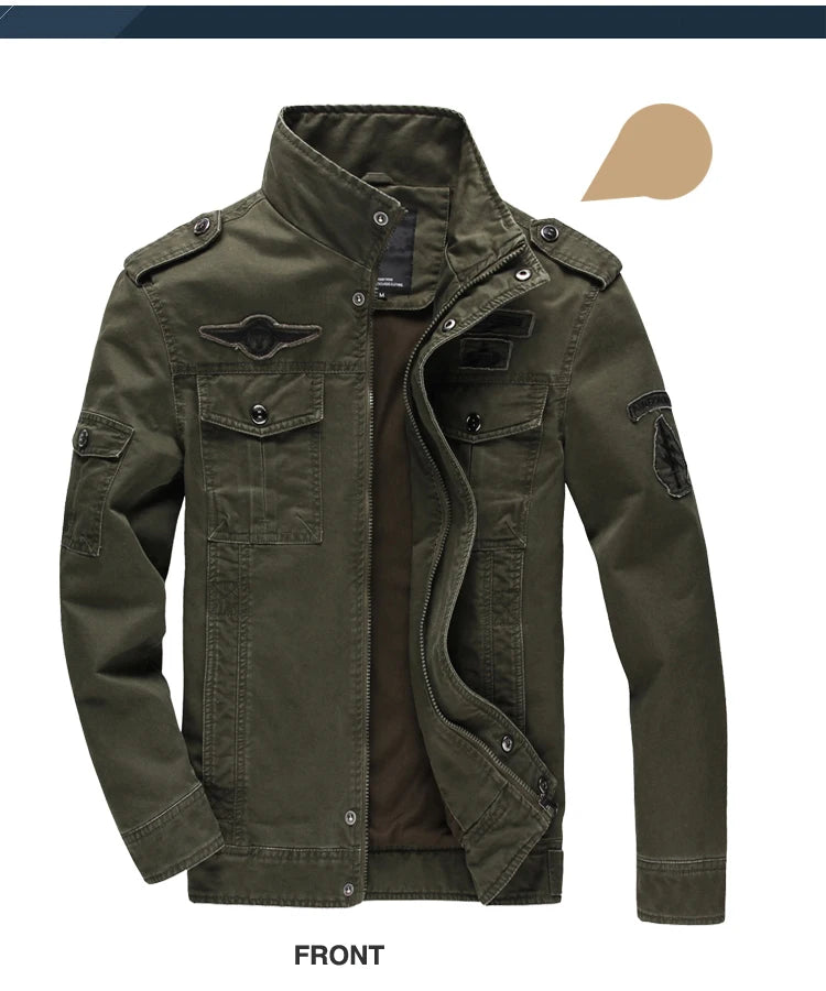 Alpha Military Jacke Casual - Baumwolle M-6XL Taschen