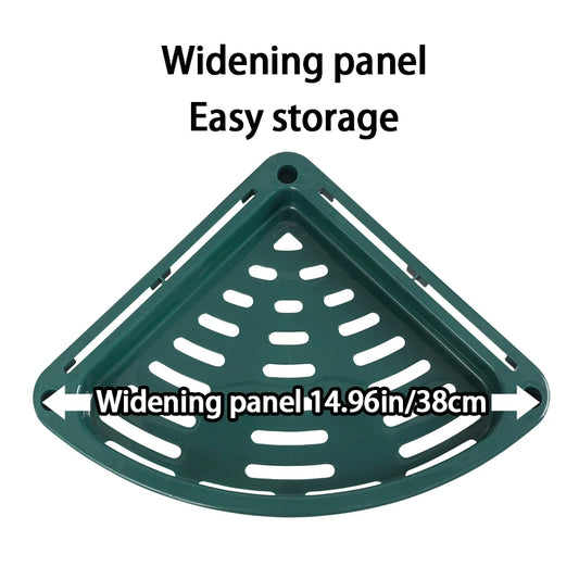 Choice Eckregal Küchenrack - Dreieck 3 Ebenen 25x25cm