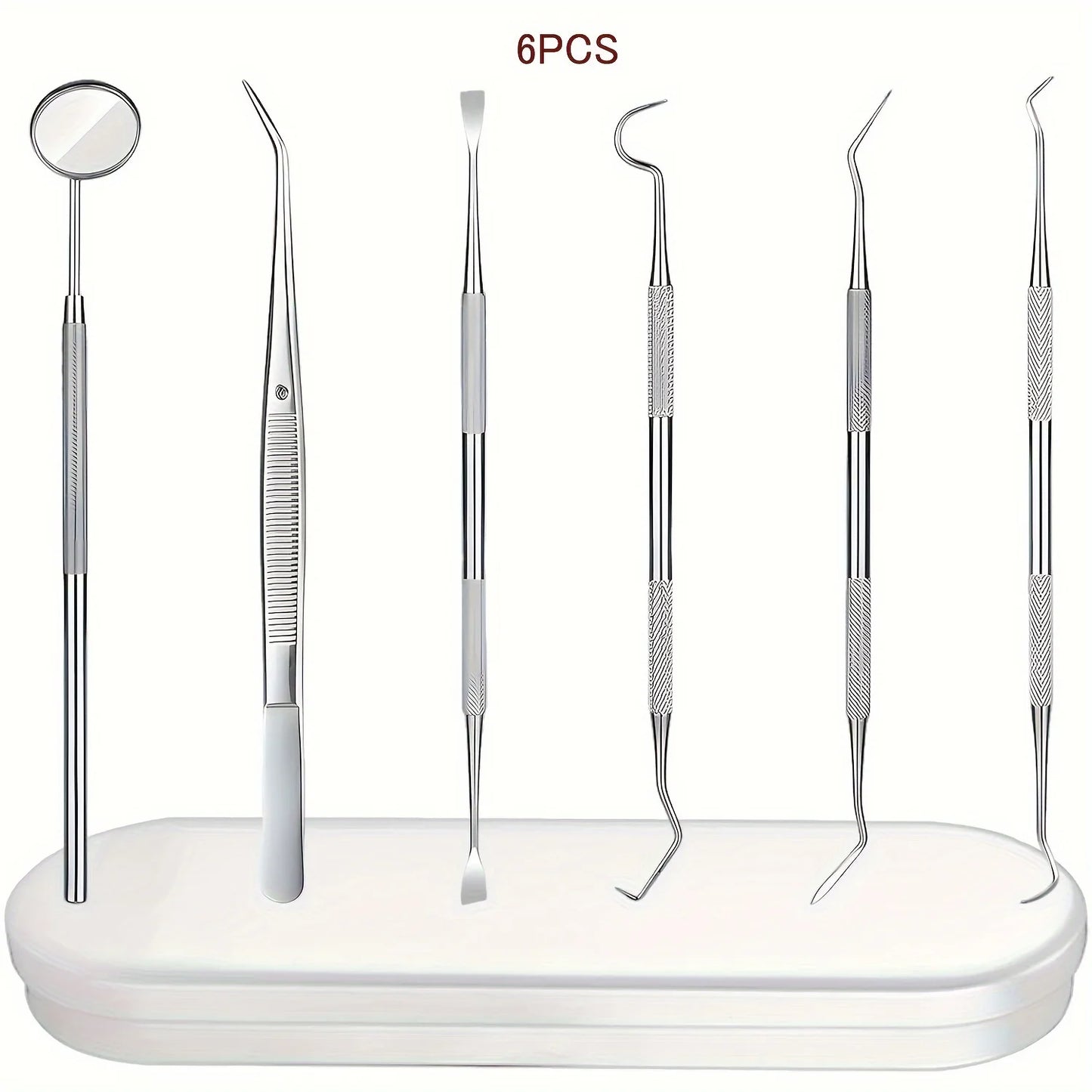 YJYIBEI Zahnreinigung Set - Metall, rutschfest, mit Koffer