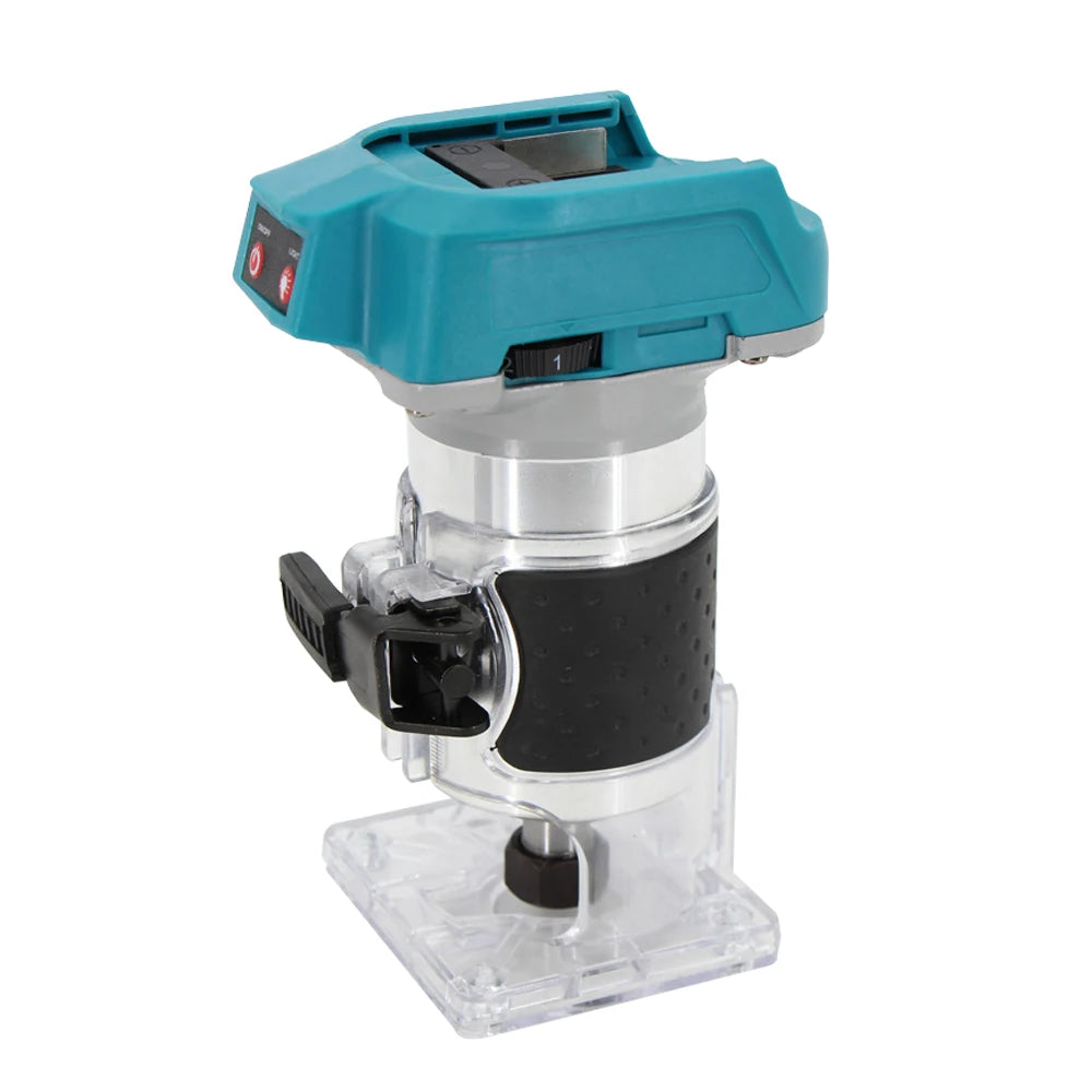Woodworking Electric Trimmer Brushless Wood Router Wood Trimmer Machine Engraving Slotting Machine for Makita 18V Battery