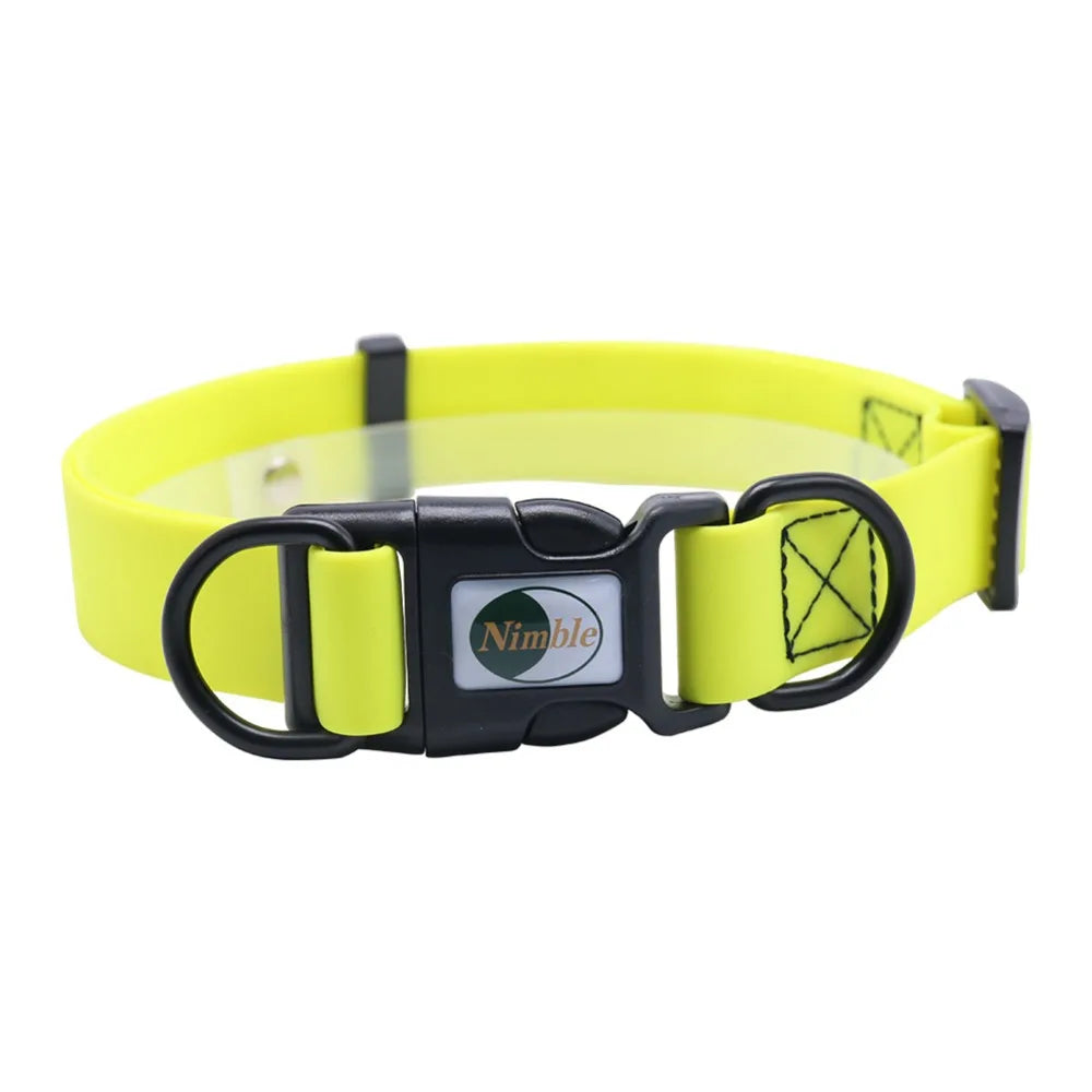 Neues Hochwertiges Haustier Hund Halsband 2025: Wodondog PVC Wasserdicht Anti Schmutzig - Katzen Halsband Einfach Reinigen Große Kleine Hunde Welpen