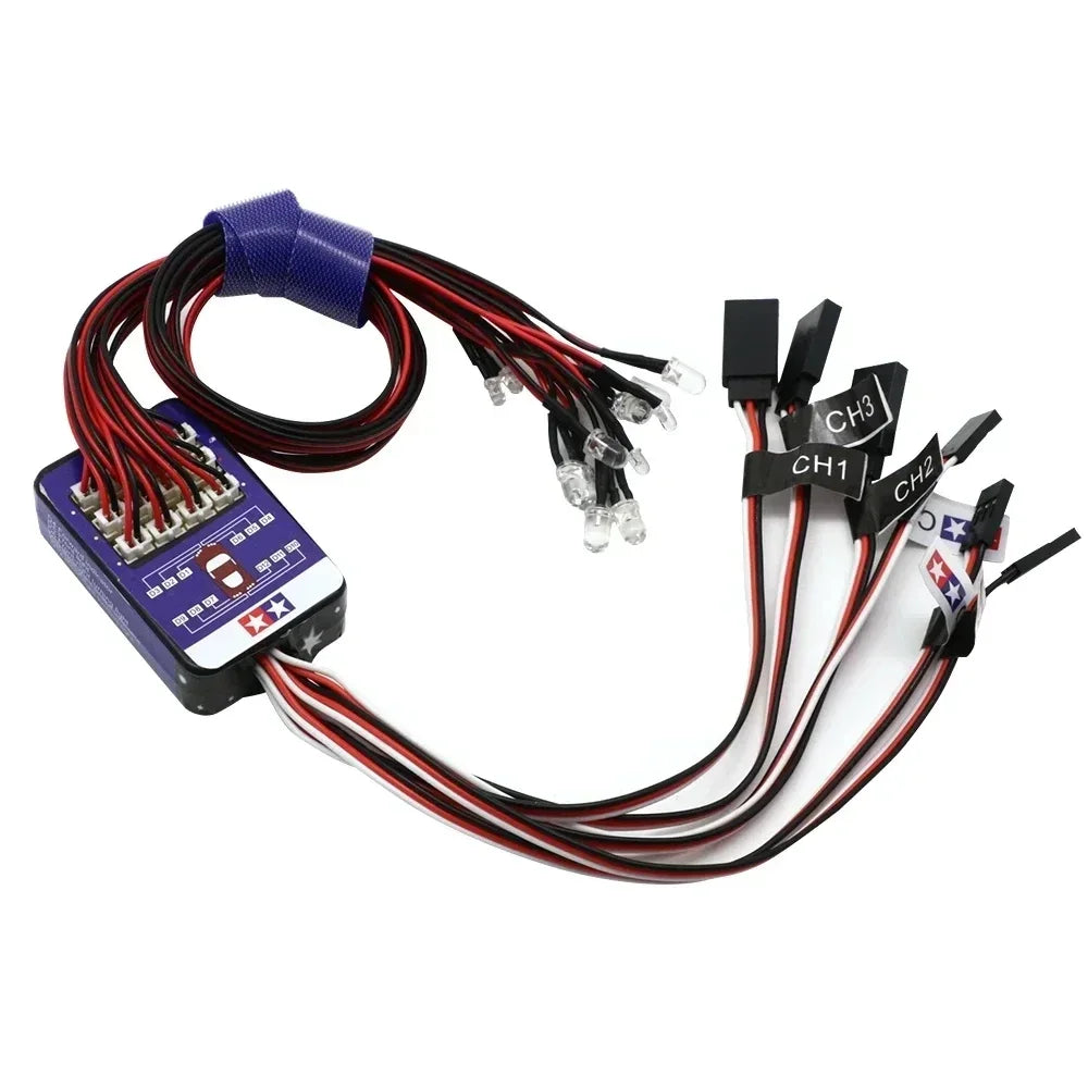 TAMIYA professional remote control model car lamp group rc car lamp simulation linkage third channel controllable turn signal