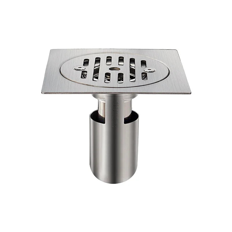 Gefängnis-Bodenablauf Edelstahl Abweisend - Ø10cm,110R