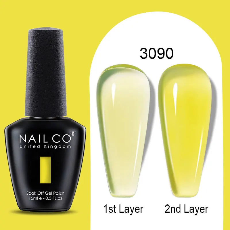 NailCO Gel Nail Polish Nail Art Translucent Vernis Semi Permanent UV LED Lamp Gel Manicure for Gel Polish Nail Glue Productos