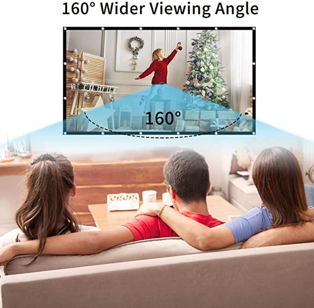 ThundeaL Faltbar Leinwand 100 Zoll 16:9 FullHD - Tragbar