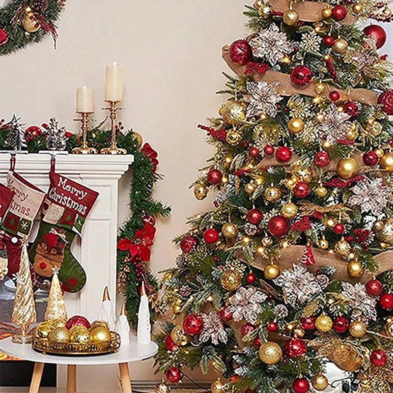 Choice Kunststoff-Weihnachtskugeln Glänzend - Inhalt 12 Stk, Ø4 cm