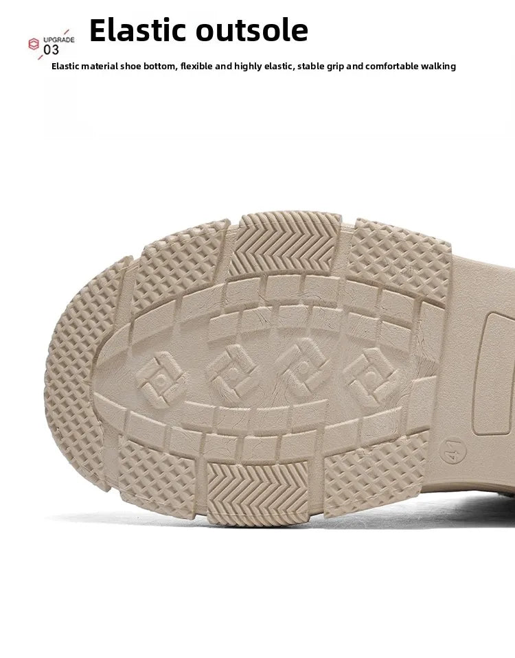 Ghete de iarnă călduroase cu căptușeală din velur Choice B2-M2299 - Mărimea EU 39-44, Toc 1-3 cm, Antiderapante