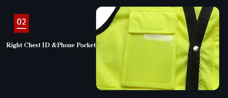 SPARDWEAR 105M Warnweste - Polyester, reflekt., Gr. S-XXL