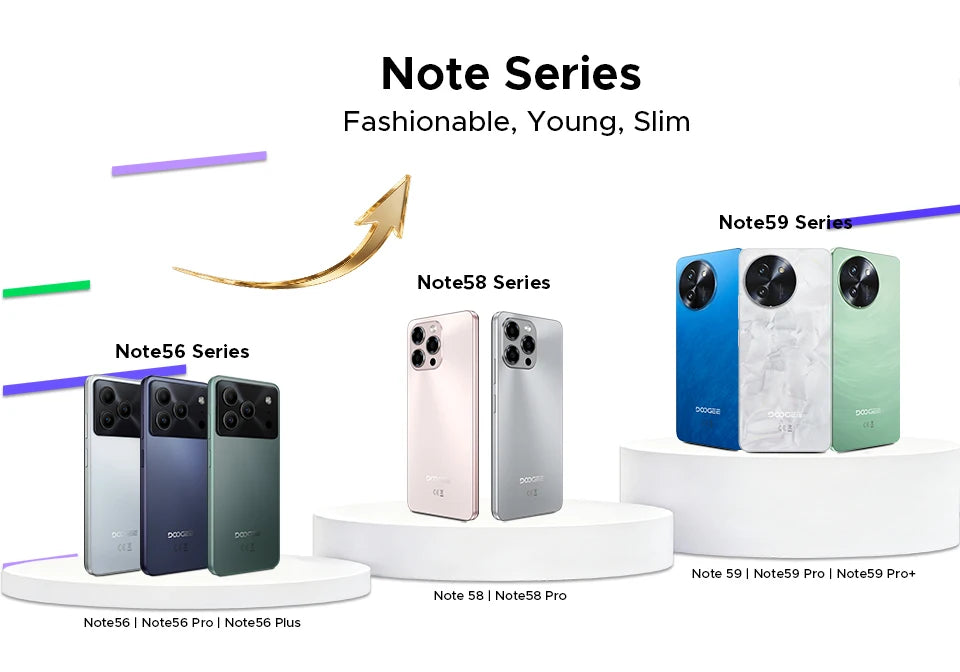 DOOGEE Note56 Plus Großer Akku - 6150mAh, 18W, 6,56 Zoll