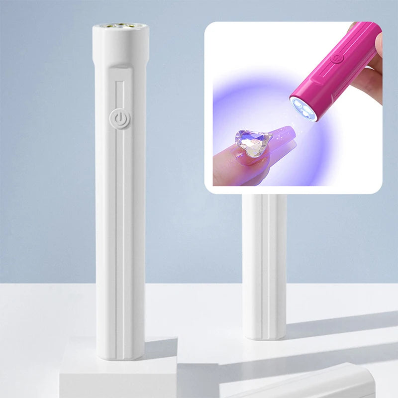 Handheld Uv Light For Gel Nails Dryer Led Uv Lamp Nail Polish Drying Lamp Portable Flashlight Led Lamp Mail Tools