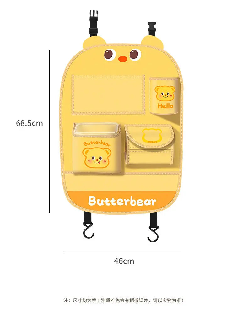 Car Seat Back Storage Bag Hanging Bag Multifunctional Storage Box Car Seat Back Storage Bag Car Interior Decoration Supplies