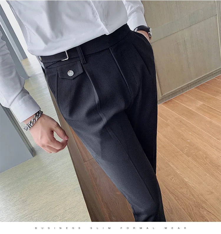 HUBEI B365 Slim Fit - Herren Polyester Hose Gr.29-36