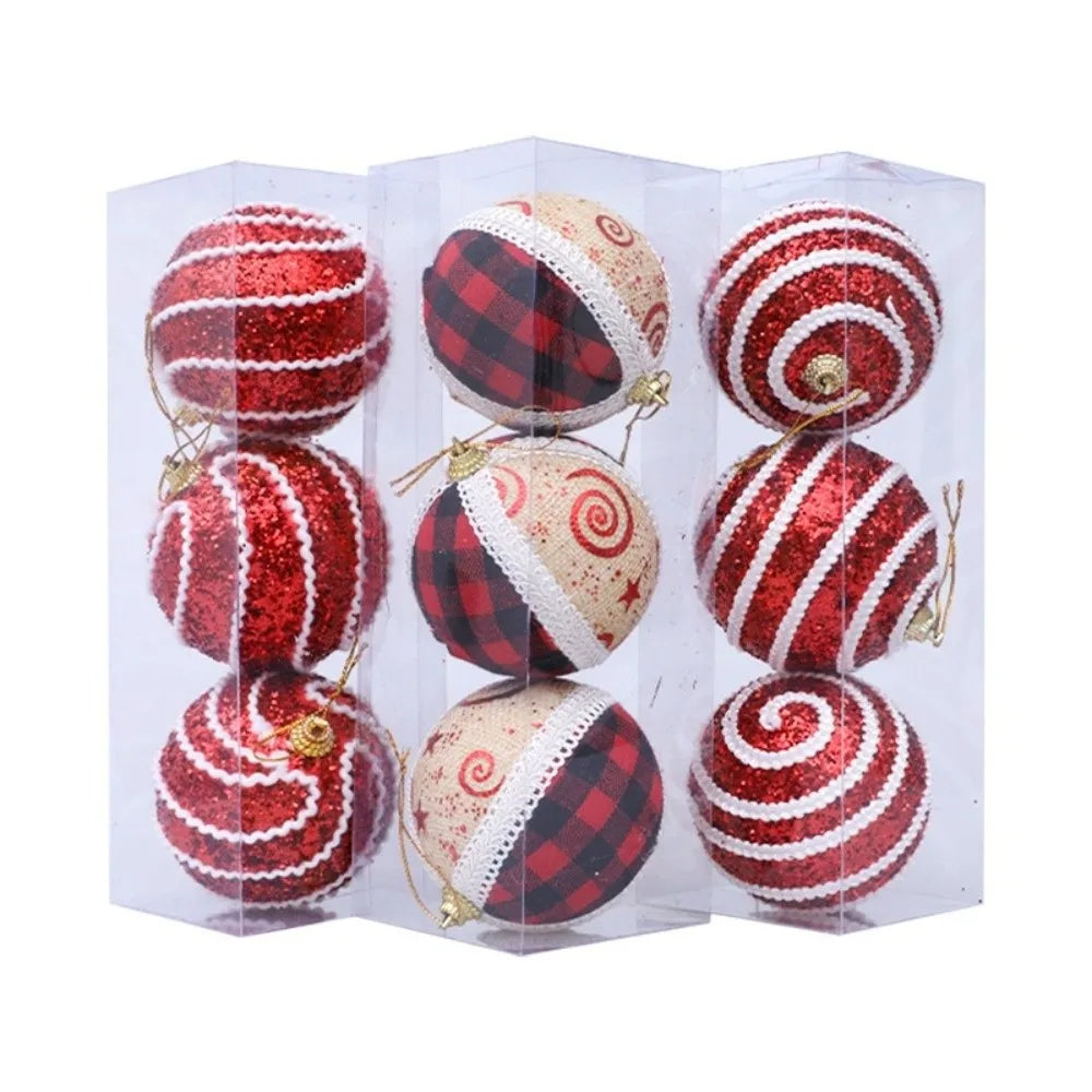 KugelGlanz Schaumstoffkugeln Glitzer - 2er Set, Durchmesser 8 cm