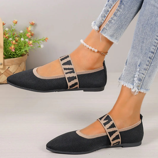 Women's Ballet Flats Casual Shoes Low Heel Barefoot Elegant Woman Sneakers Socofy Comfortable Pointed Toe on Offer Free Shipping