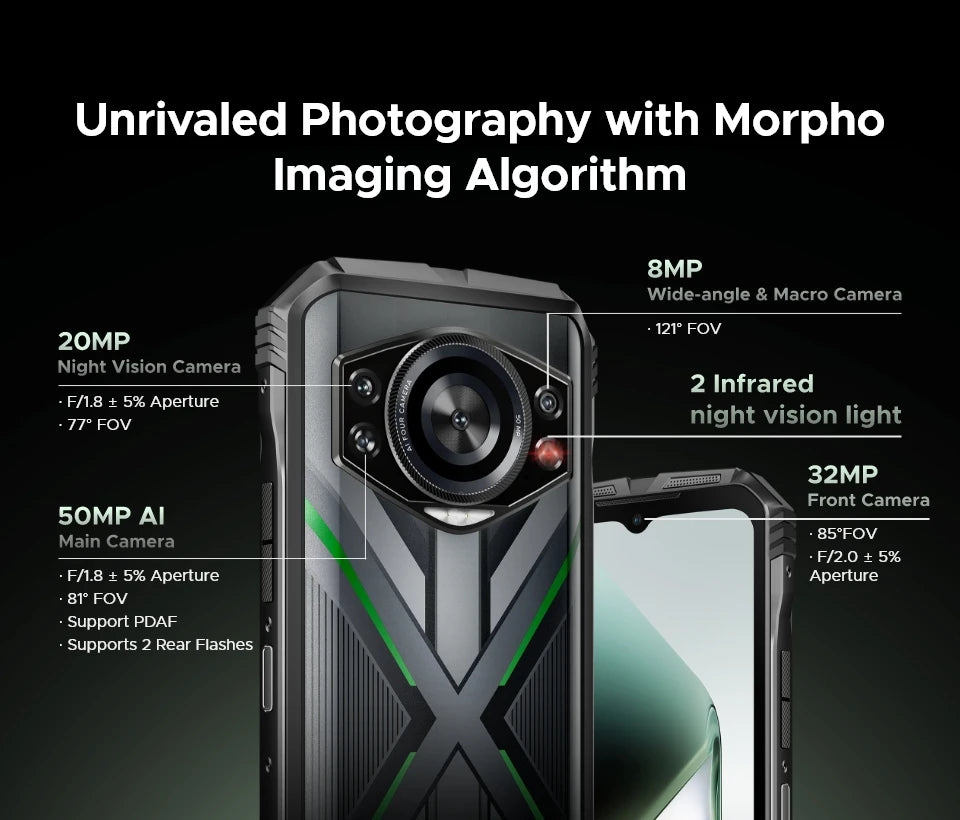 Doogee S Cyber Pro Robustes - 10800 mAh, 33W, 6.6 Zoll