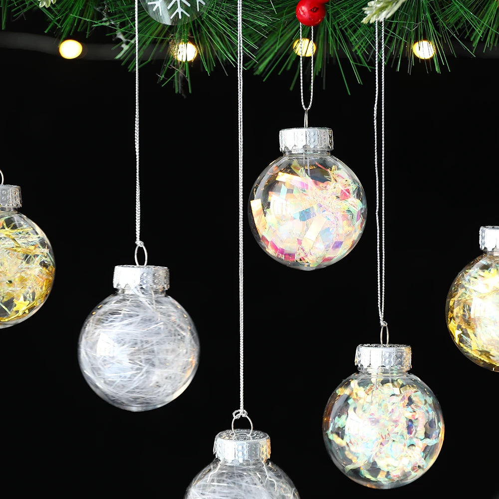 Partigos Hängende Schneekugel Kristall - Kapazität 5 Stk; Größe Ø4 cm