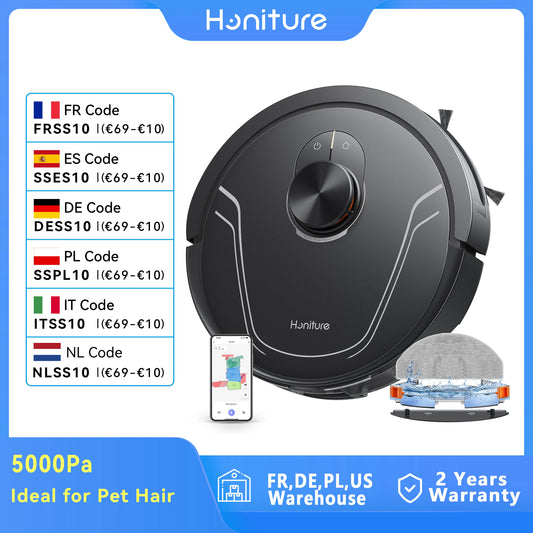 HONITURE Roboterstaubsauger 2025
