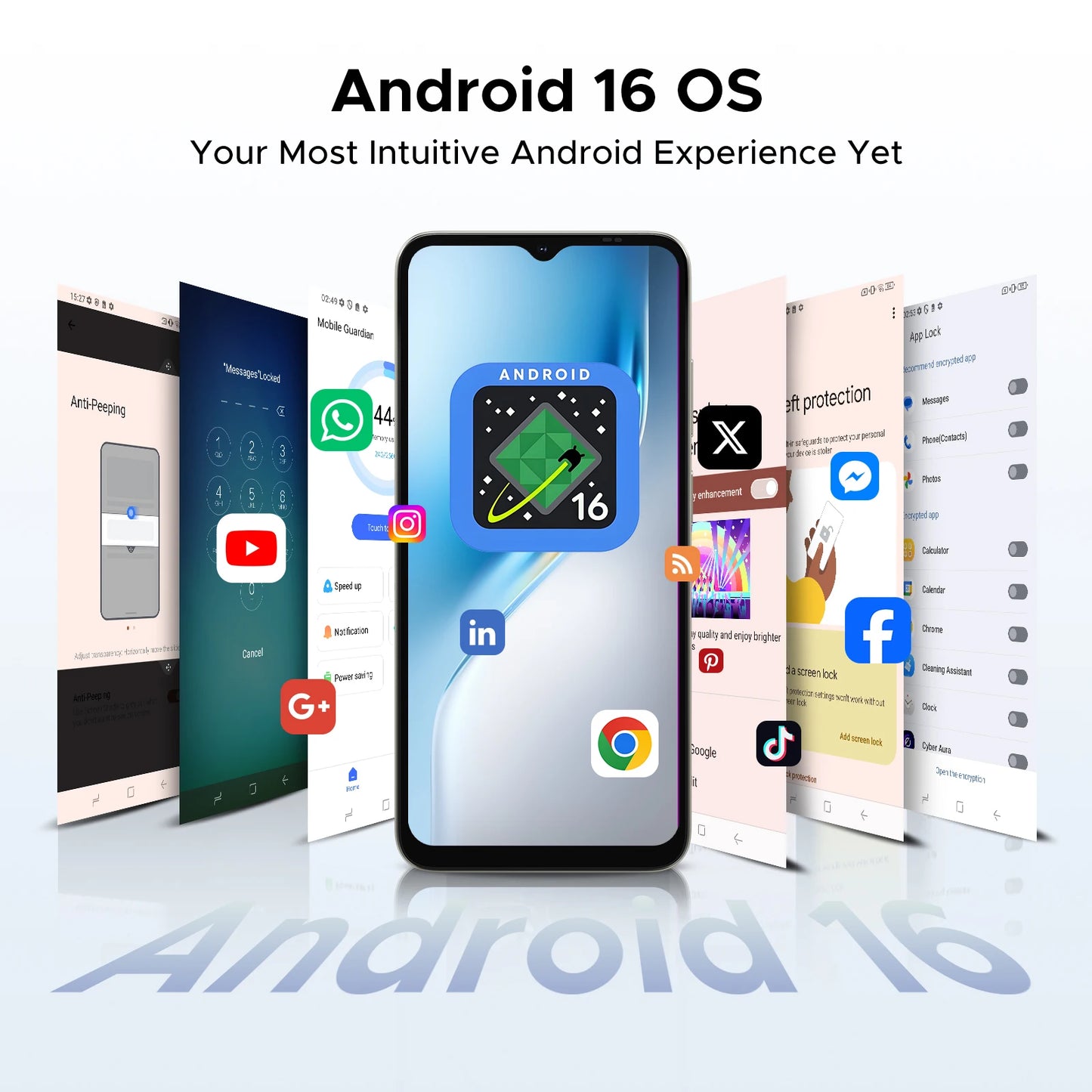 DOOGEE Note56X Pro Gemini AI - 6150 mAh Unisoc T7225 Octa Core 6,56 Zoll