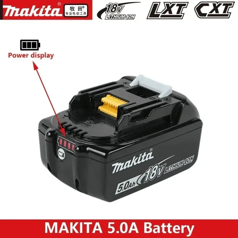 Authentic Makita 18V 6Ah rechargeable power tool battery with LED lithium-ion substitute LXT BL1860B BL1860 BL1850 charger