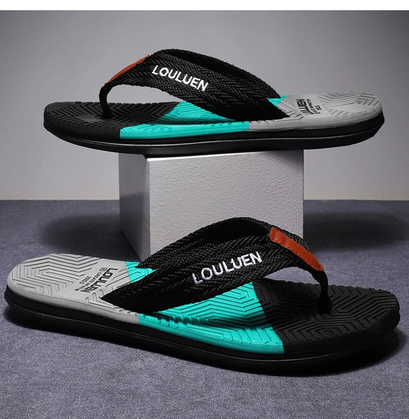 Hohe Qualität Marke Männer Flip Flops Sommer Strand Flip Flops Männer Mode Atmungsaktiv Casual Strand Männer Hausschuhe Sommer Outdoor
