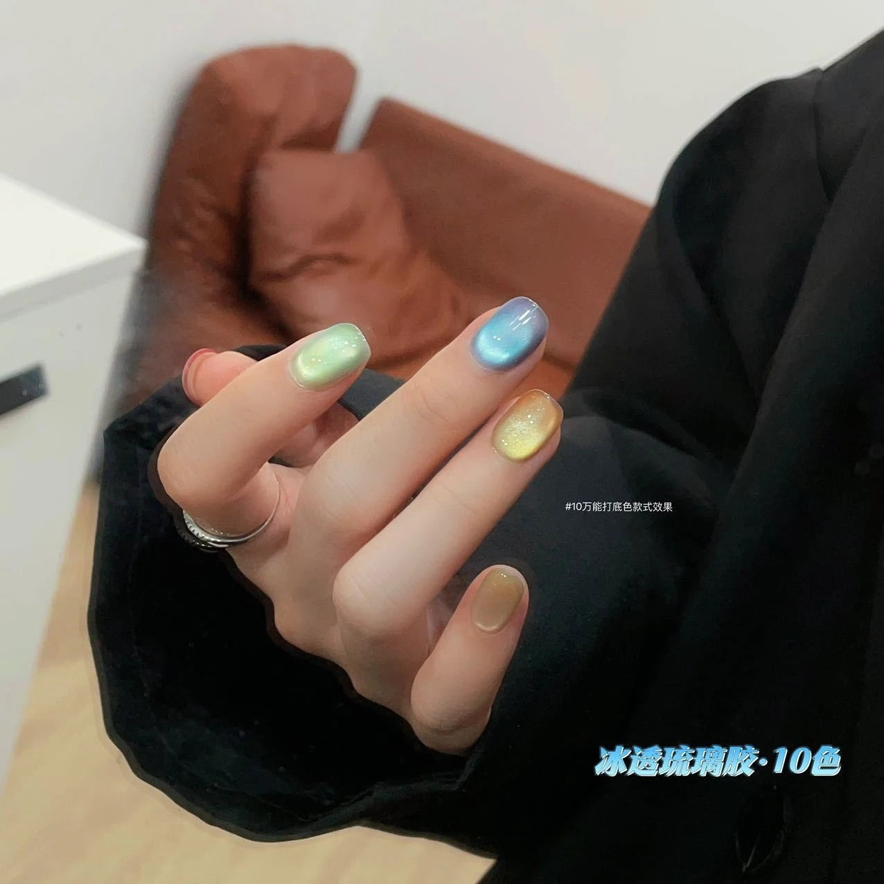 Translucent Glaze Colors Gel Nail Polish Set Varnish Lacquer Jelly Clear Gel Nail Art Gemstone LED&UV Syrup Gel Polish Kit 15ml
