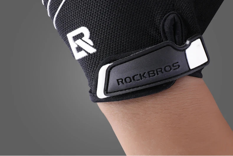 ROCKBROS Radfahren Fahrrad Handschuhe Halb Finger Stoßdämpfend Atmungsaktiv MTB Berg Fahrrad Sport Handschuhe Männer Frauen Radfahren Ausrüstung