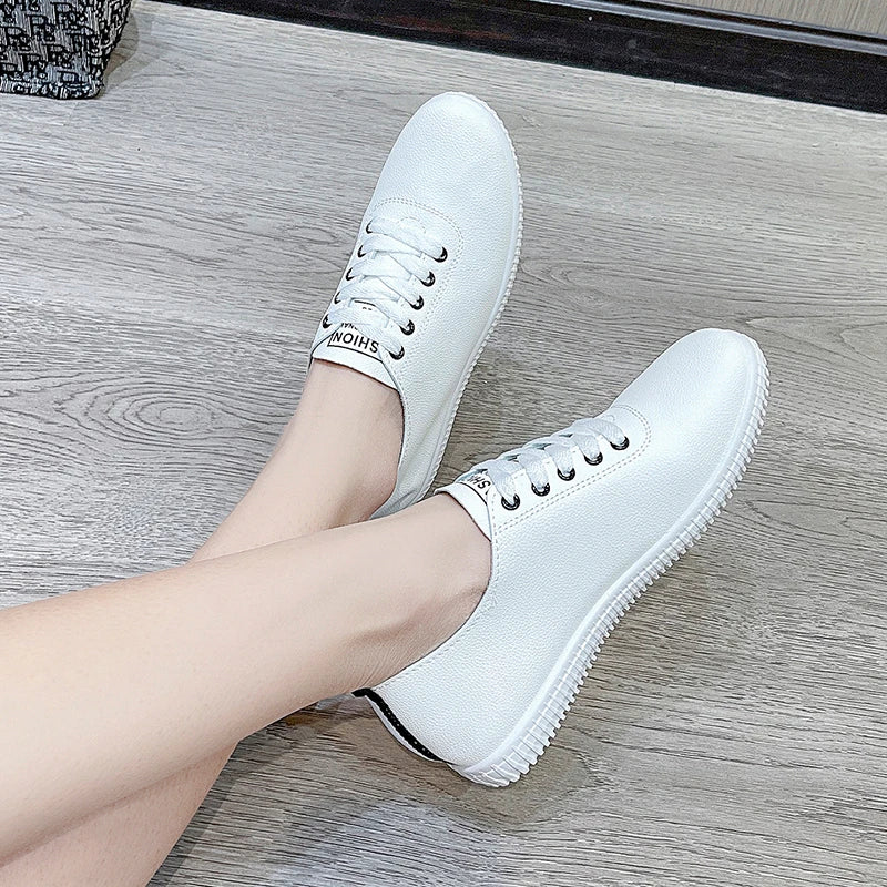 Women Shoes Summer 2024 Spring Women White Casual Shoes Breathable Flats Fashion Breathable Women Sneakers