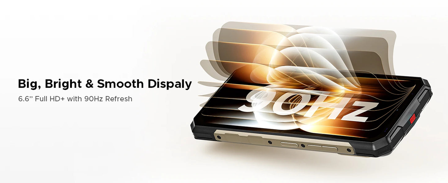 DOOGEE Fire 7 Ultra 5G Robustes Smartphone - 13000 mAh, 33 W, 6,6 Zoll