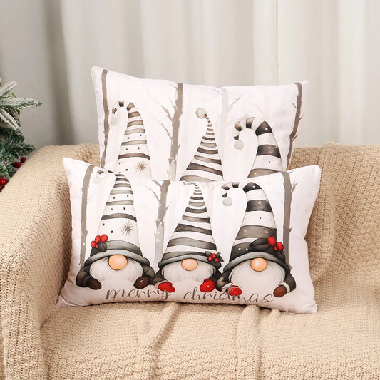 Christmas Nutcracker Pillow Cover Merry Christmas Decorations for Home 2025 Navidad Natal Xmas Sofa Pillowcase New Year 2026