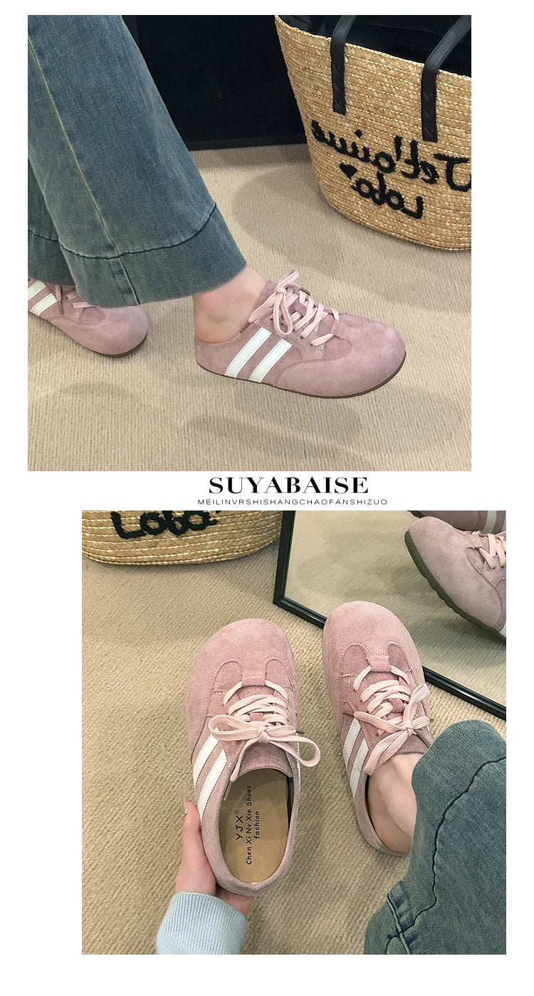 Casual Sneakers Woman Shoes Slippers Flats Platform Sandals Mules 2025 Brand Designer Lace Up Loafers Summer Women's Sneakers