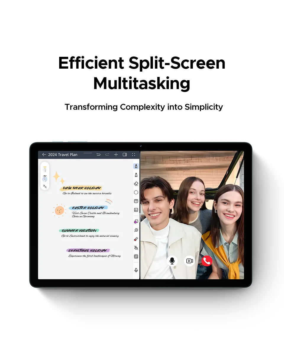 DOOGEE Tab A9 Pro+ Android Tablet - 128GB Speicher, 8580mAh Akku